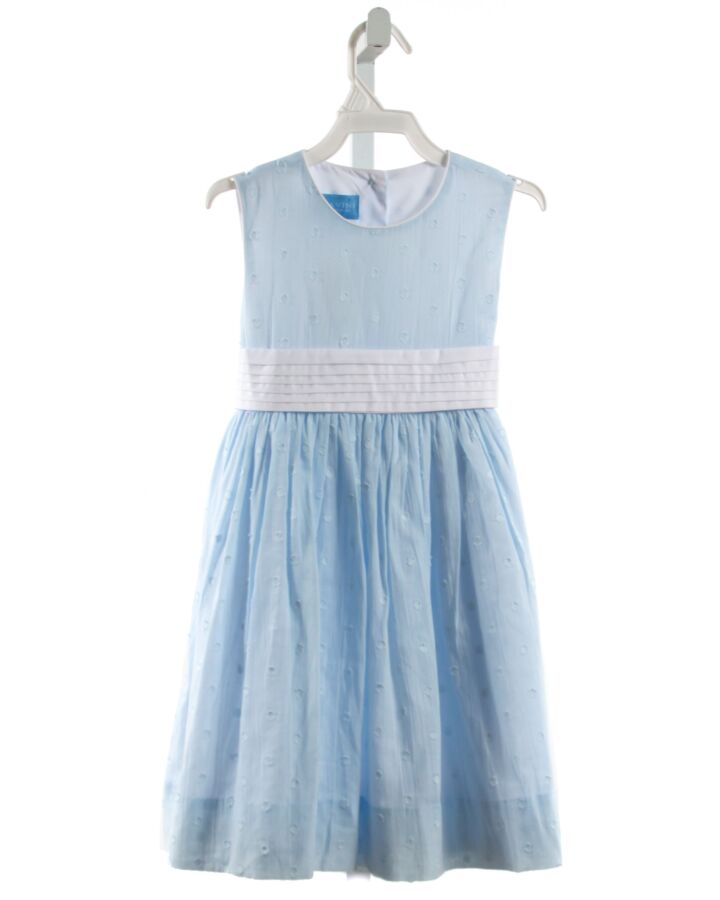 ANAVINI  BLUE  POLKA DOT  DRESS