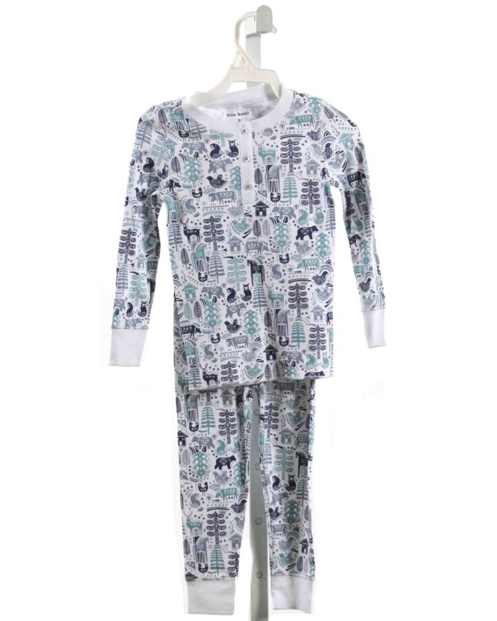 ROBERTA ROLLER RABBIT  BLUE  PRINT  LOUNGEWEAR