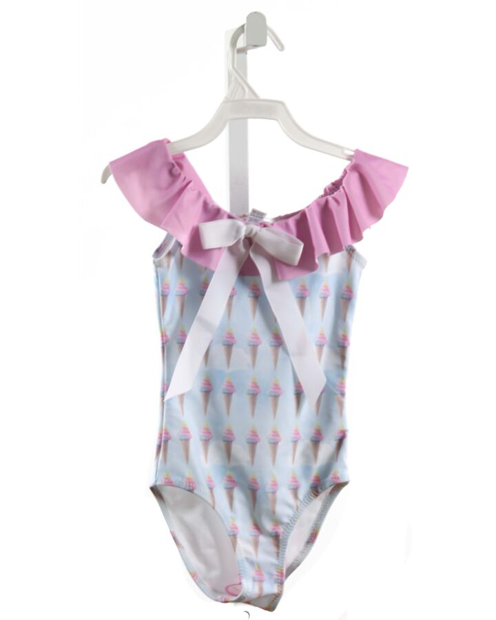 STELLA COVE  MULTI-COLOR  PRINT  1-PIECE SWIMSUIT WITH BOW