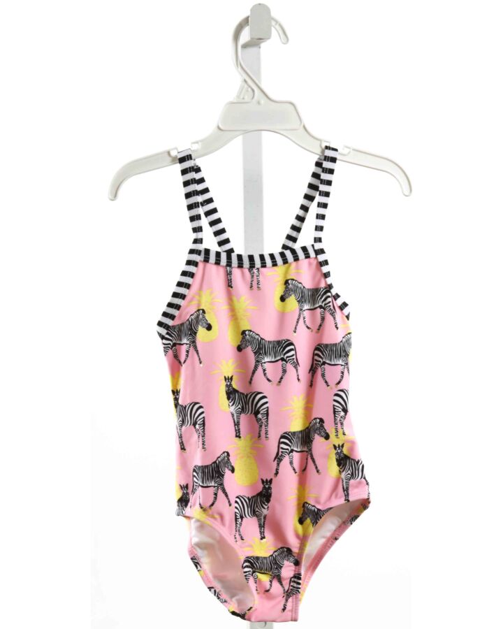 SNAPPER ROCK  PINK  PRINT  1-PIECE SWIMSUIT