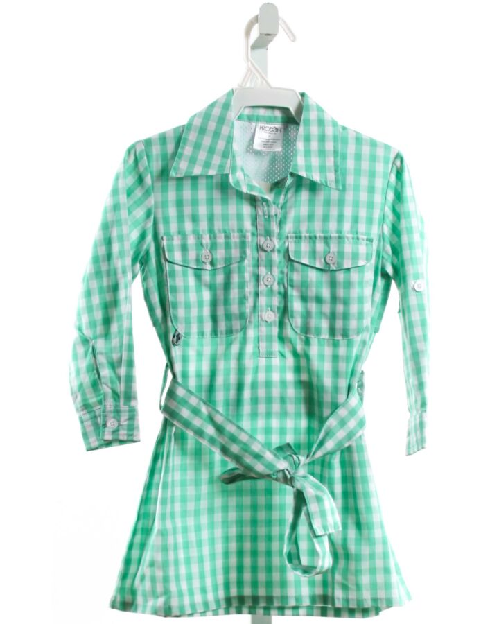 PRODOH  MINT  GINGHAM  DRESS