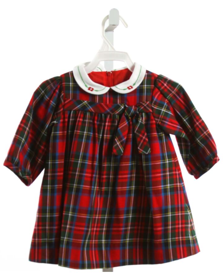 FLORENCE EISEMAN  RED  PLAID  DRESS