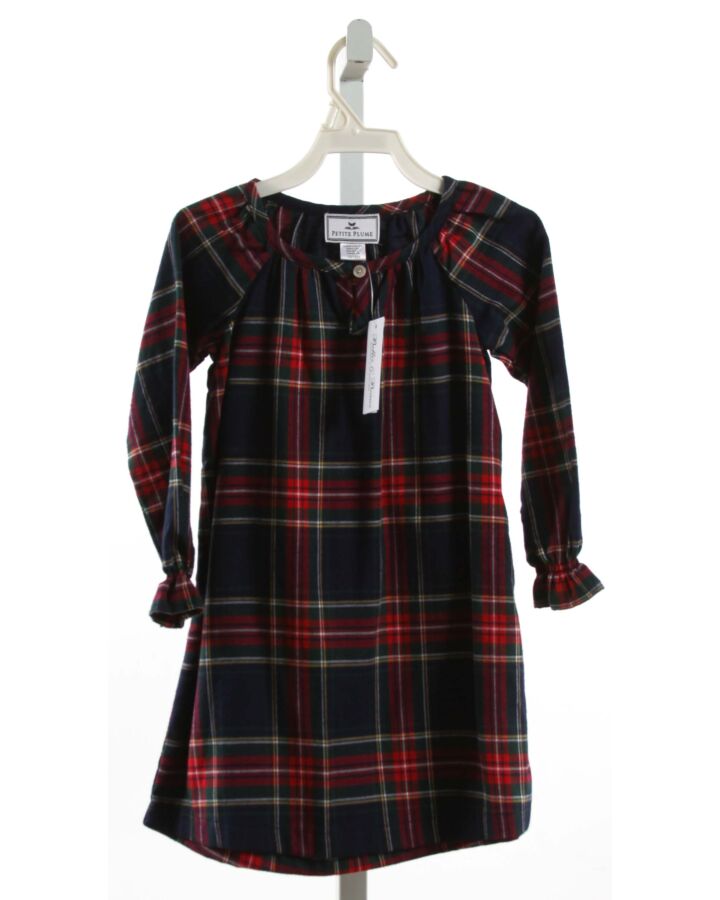 PETITE PLUME  NAVY  PLAID  LOUNGEWEAR