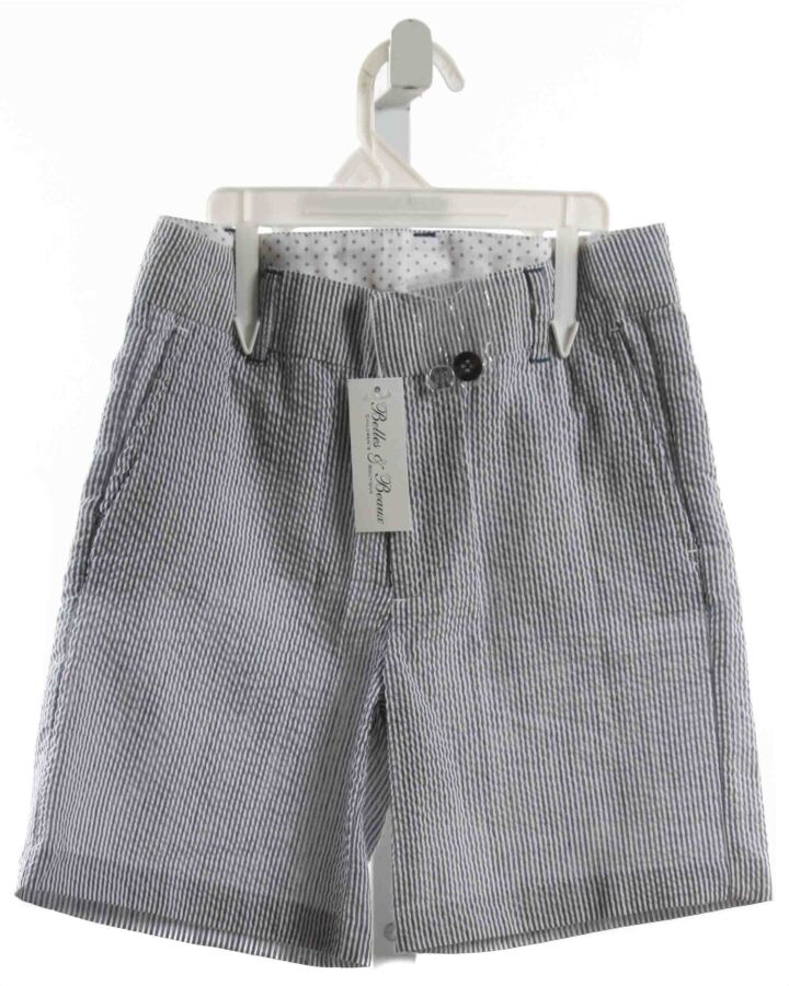 EGG  NAVY SEERSUCKER STRIPED  SHORTS