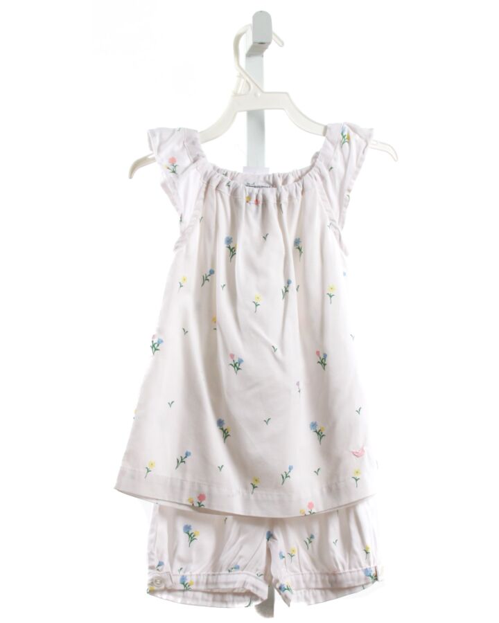 PETITE PLUME  WHITE  FLORAL  LOUNGEWEAR