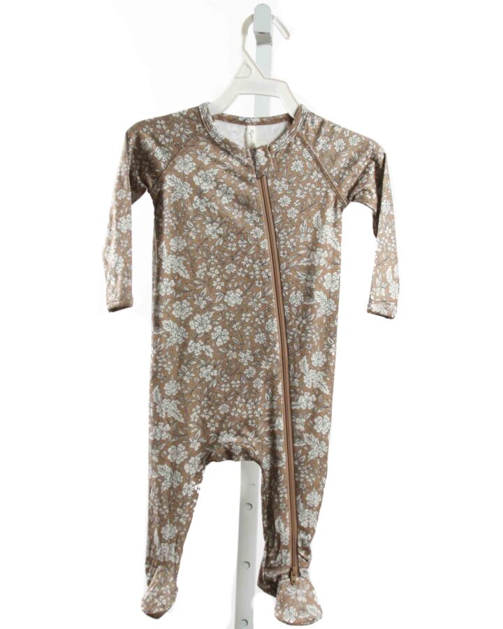 RYLEE & CRU  BROWN  FLORAL  LAYETTE