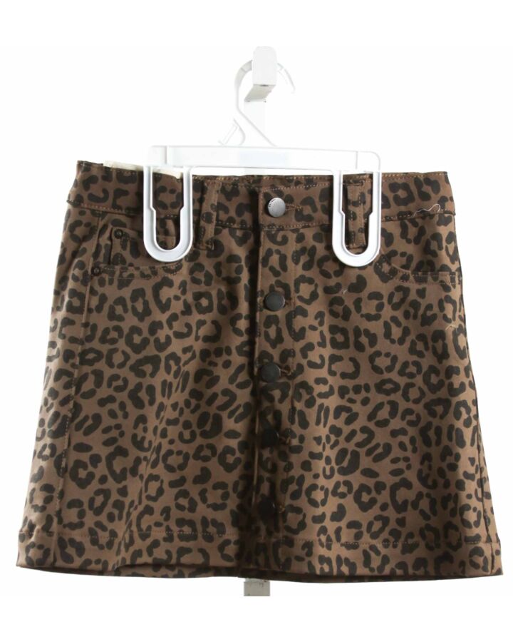 DL1961  BROWN  PRINT  SKIRT