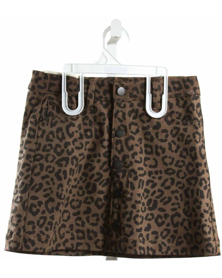 DL1961  BROWN  PRINT  SKIRT