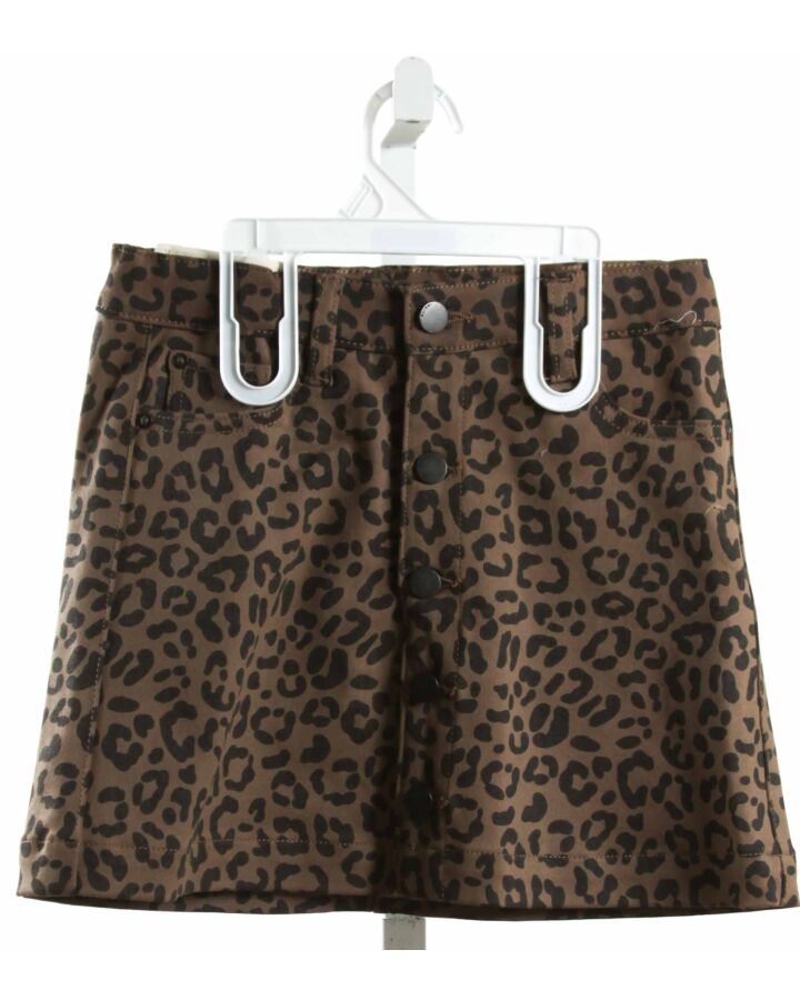 DL1961  BROWN  PRINT  SKIRT