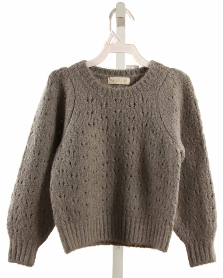 RYLEE & CRU  GRAY    SWEATER