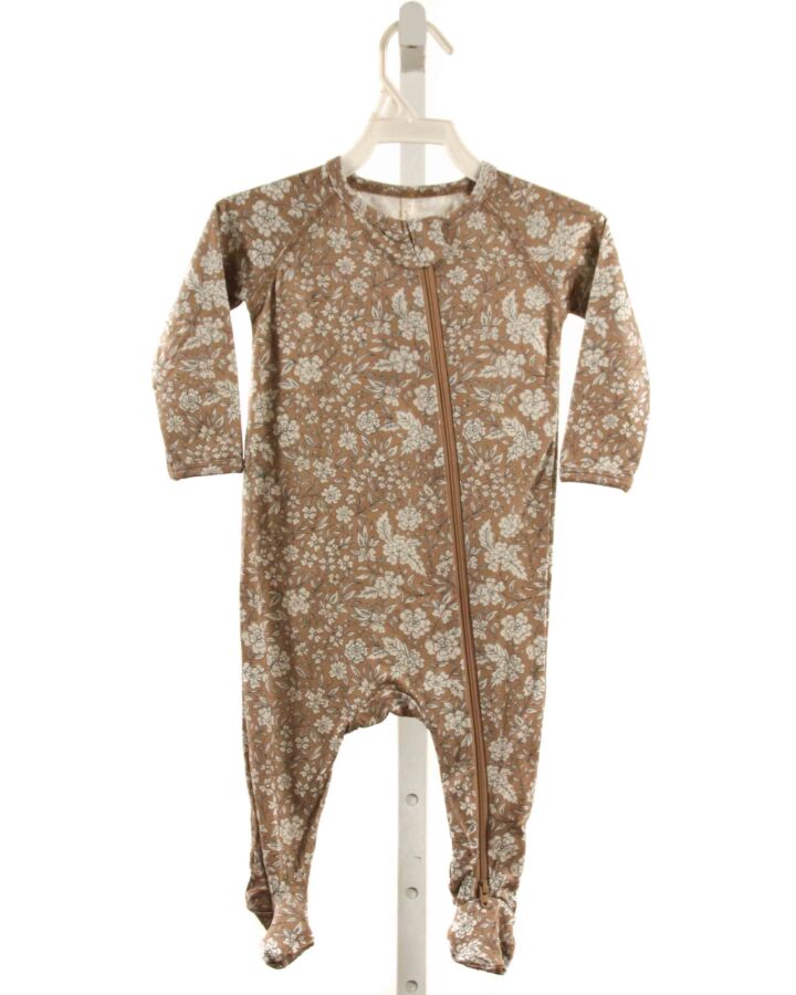 RYLEE & CRU  BROWN KNIT FLORAL  LAYETTE