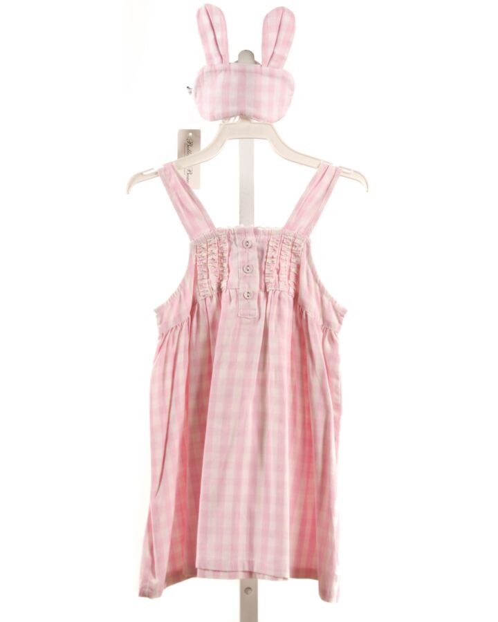 PETITE PLUME  PINK  GINGHAM  LOUNGEWEAR