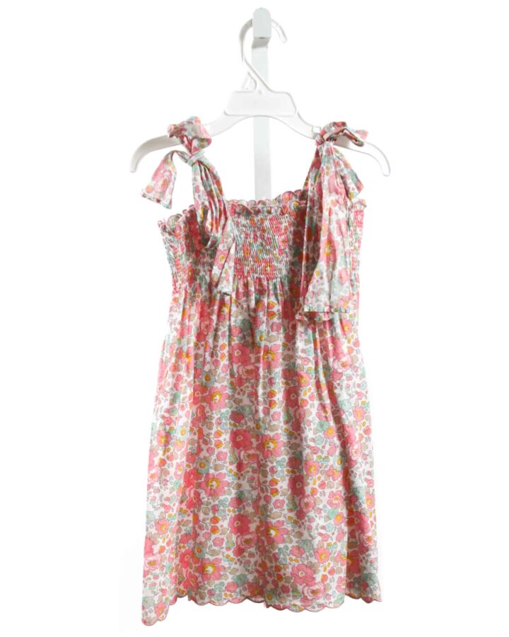 SAL & PIMENTA  PINK  FLORAL SMOCKED DRESS