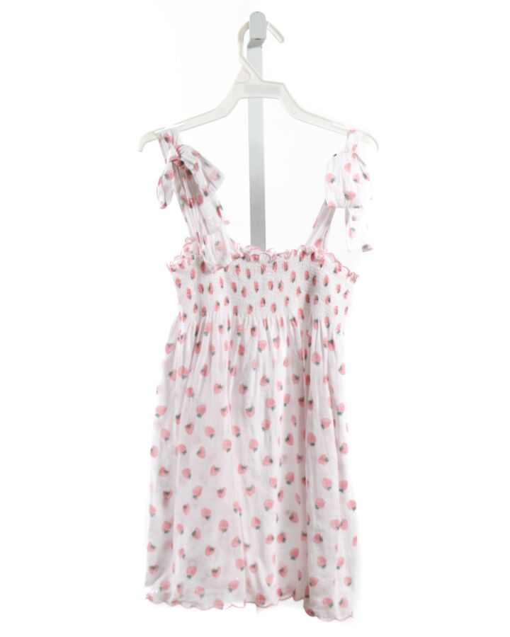 SAL & PIMENTA  WHITE  PRINT SMOCKED DRESS