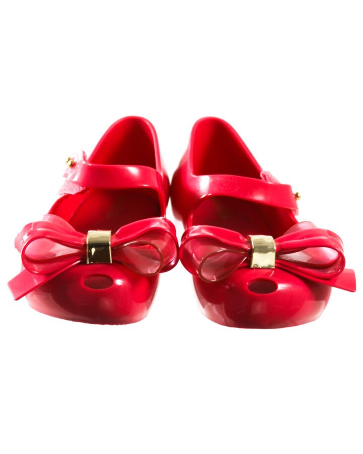 MINI MELISSA RED MARY JANES  *EUC SIZE TODDLER 10