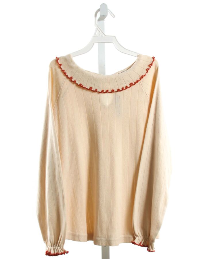 LALI  CREAM    KNIT LS SHIRT