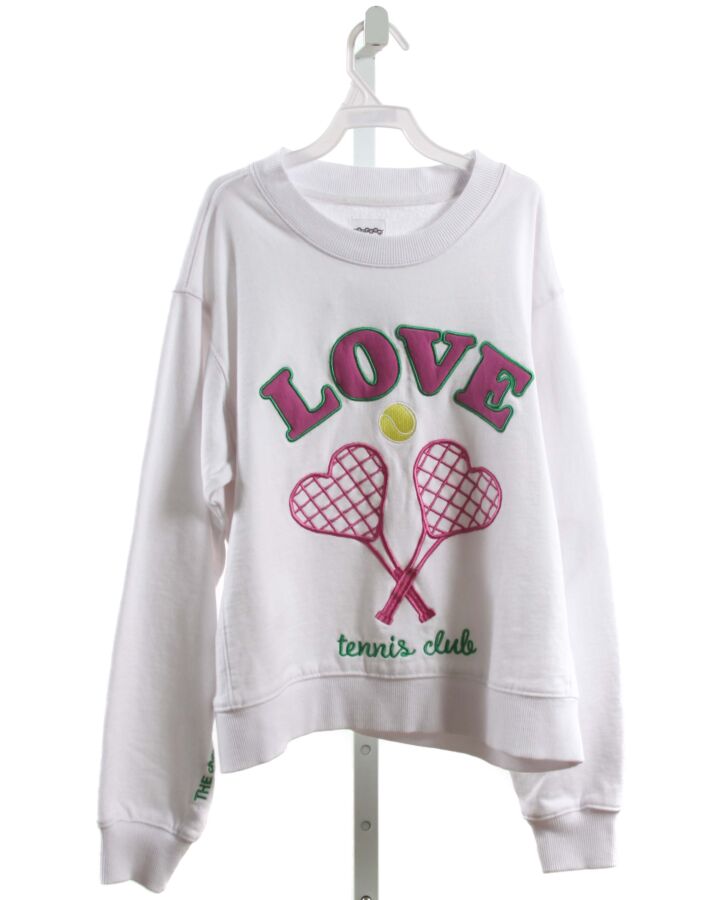 ISCREAM  WHITE   APPLIQUED PULLOVER