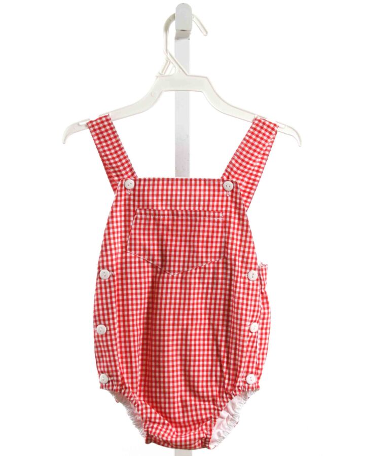 SAL & PIMENTA  RED  GINGHAM  BUBBLE