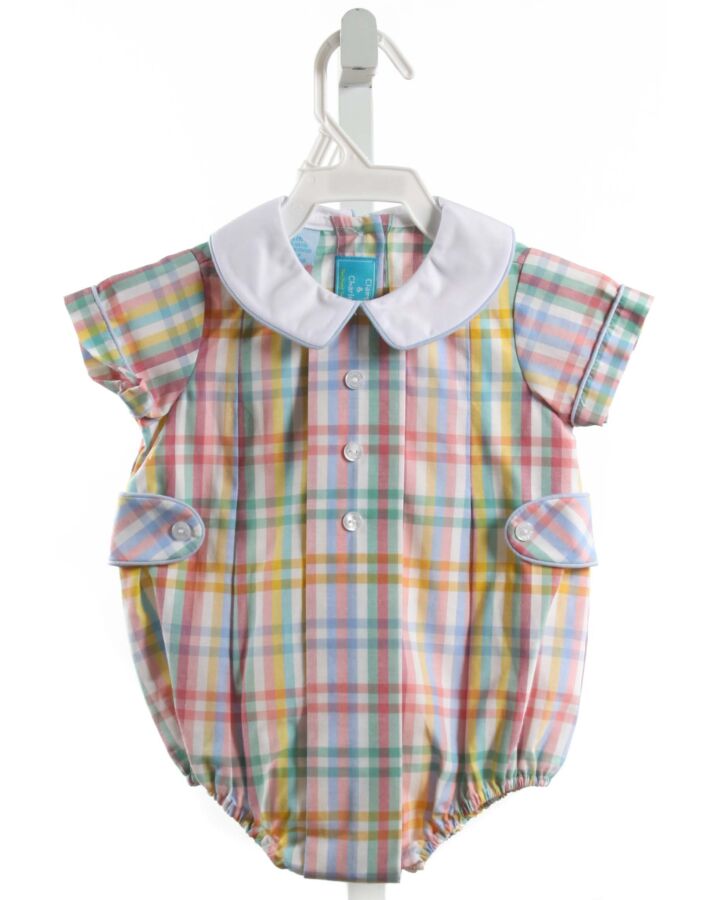 CLAIRE AND CHARLIE  MULTI-COLOR  PLAID  BUBBLE