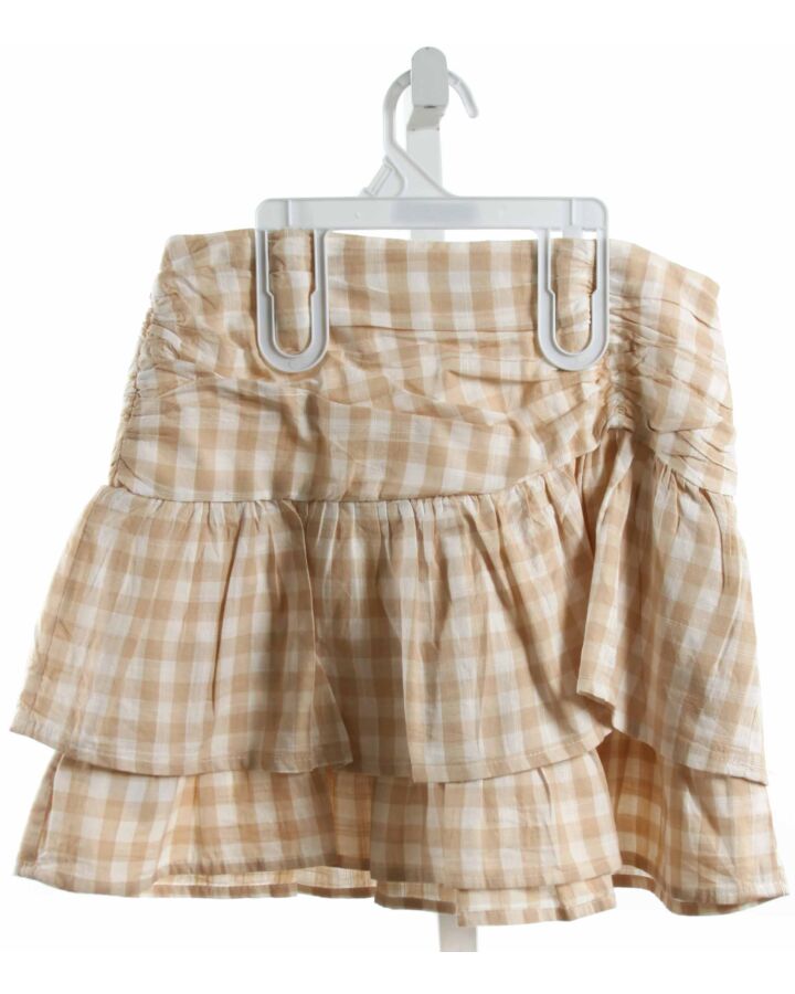 MAYORAL  IVORY  GINGHAM  SKIRT