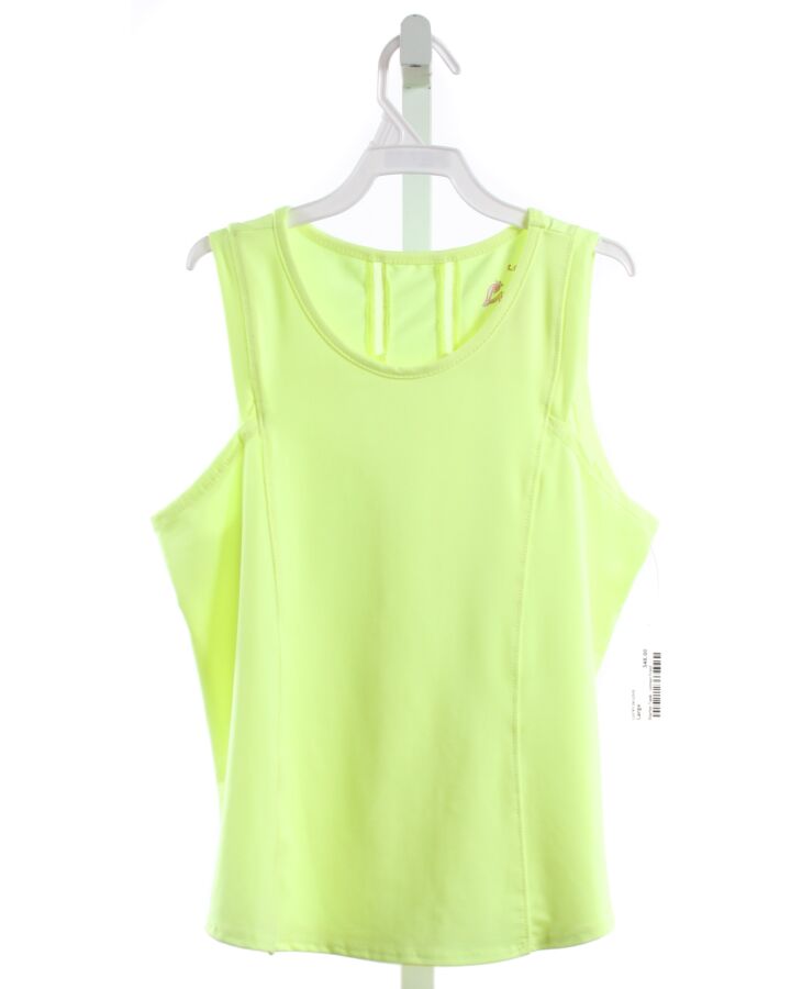 LUCKY IN LOVE  BRIGHT YELLOW    KNIT TANK