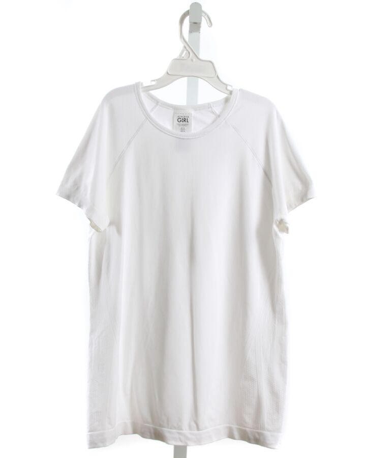 ATHLETA GIRL  WHITE    KNIT SS SHIRT