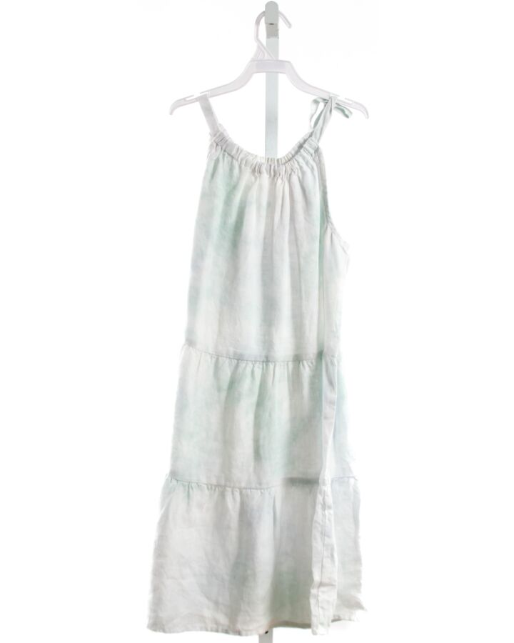 BELLA DAHL  LT BLUE LINEN  DRESS