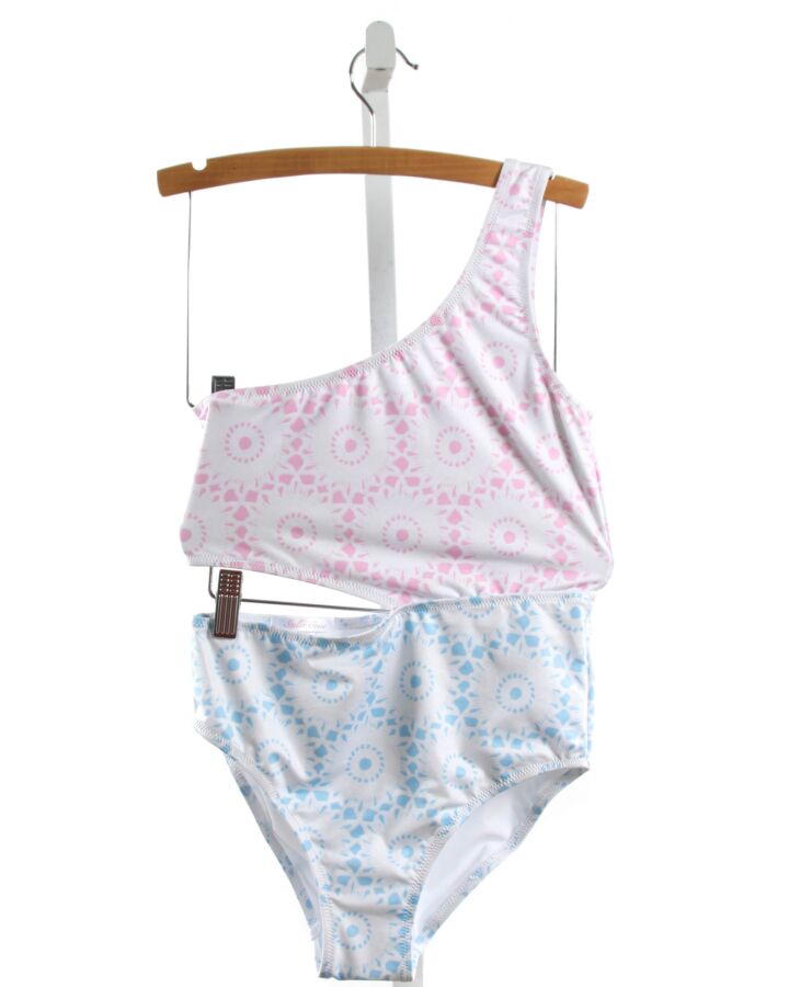 STELLA COVE  WHITE  PRINT  1-PIECE SWIMSUIT