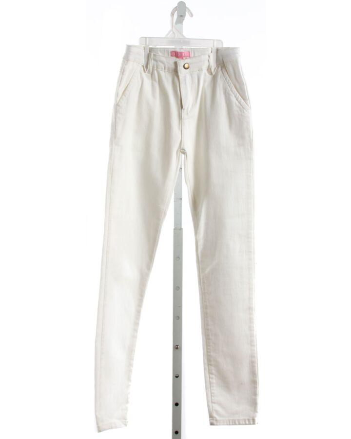 BISBY BY LITTLE ENGLISH  WHITE DENIM   JEANS