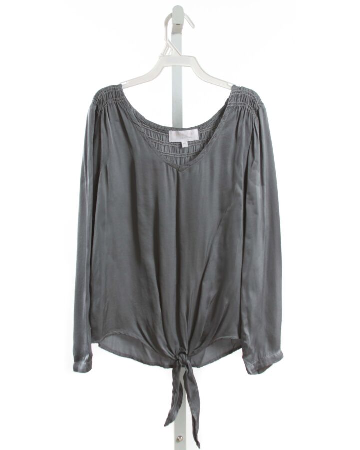 BELLA DAHL  GRAY    SHIRT-LS