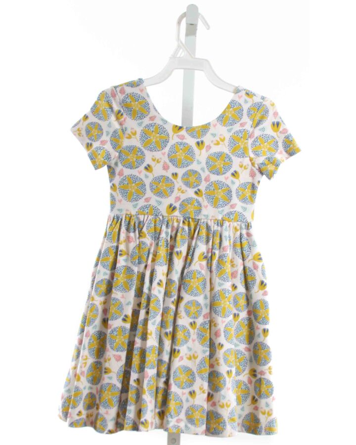 OLLIE JAY  YELLOW  PRINT  KNIT DRESS