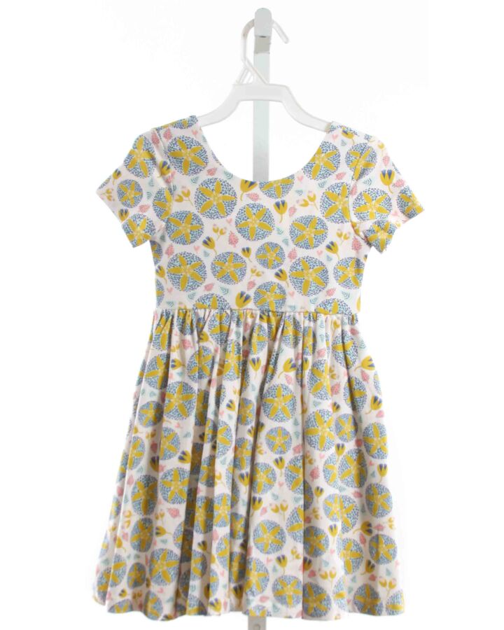 OLLIE JAY  YELLOW  PRINT  KNIT DRESS