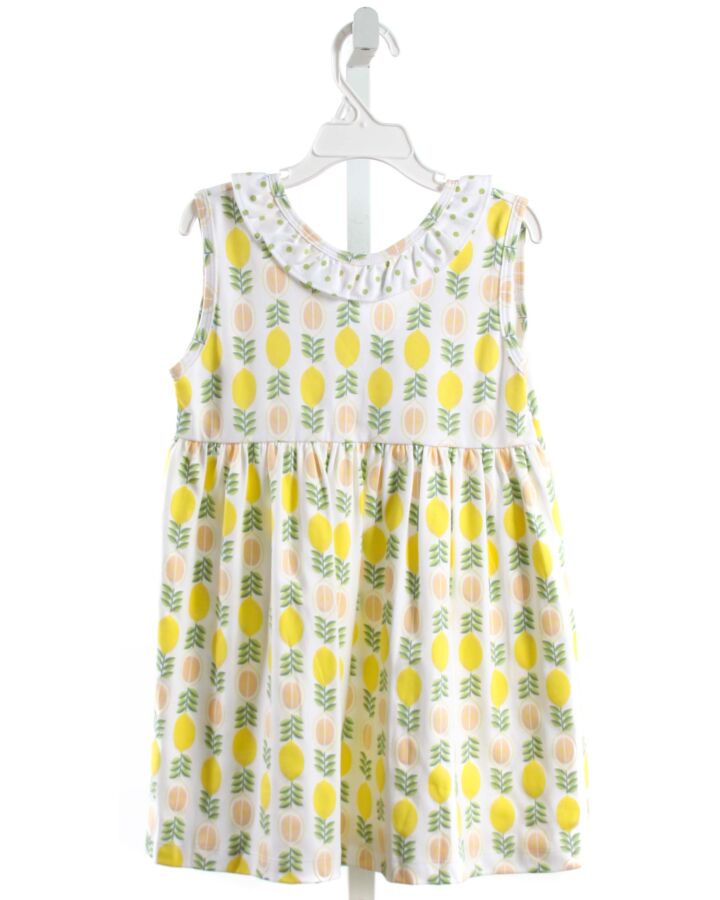 MARCO & LIZZY  YELLOW  PRINT  KNIT DRESS