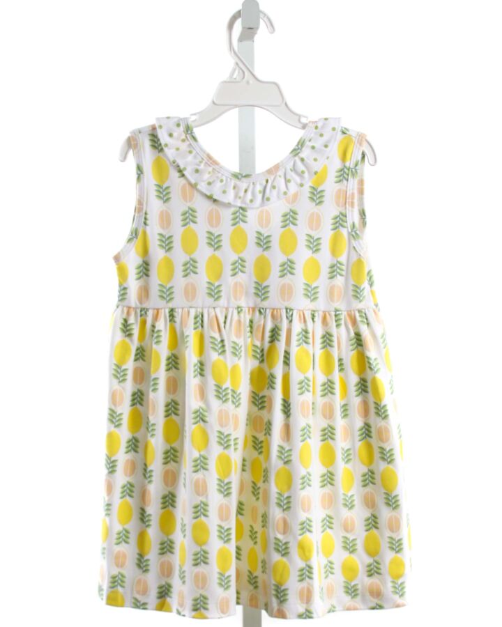 MARCO & LIZZY  YELLOW  PRINT  KNIT DRESS