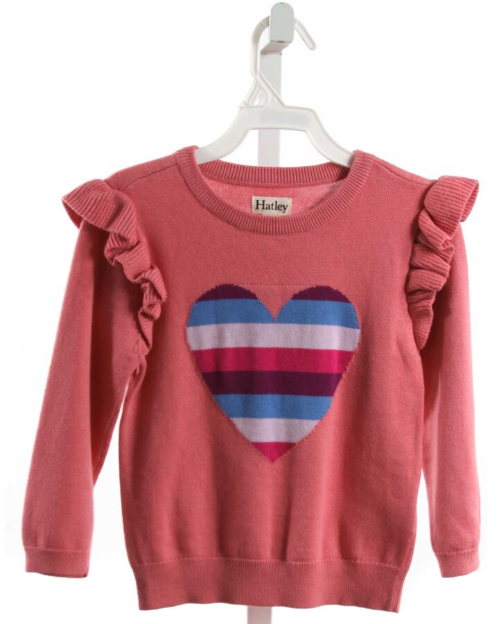 HATLEY  PINK    SWEATER WITH RUFFLE