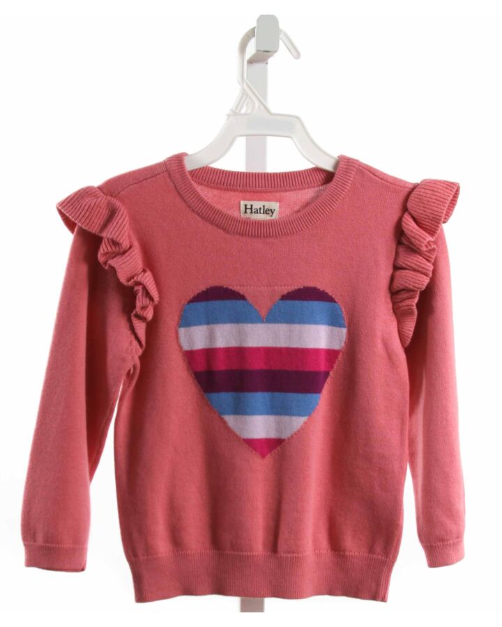 HATLEY  PINK    SWEATER WITH RUFFLE