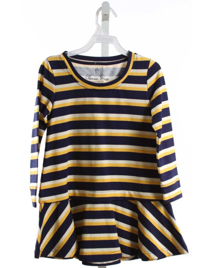 CPC  YELLOW  STRIPED  KNIT DRESS