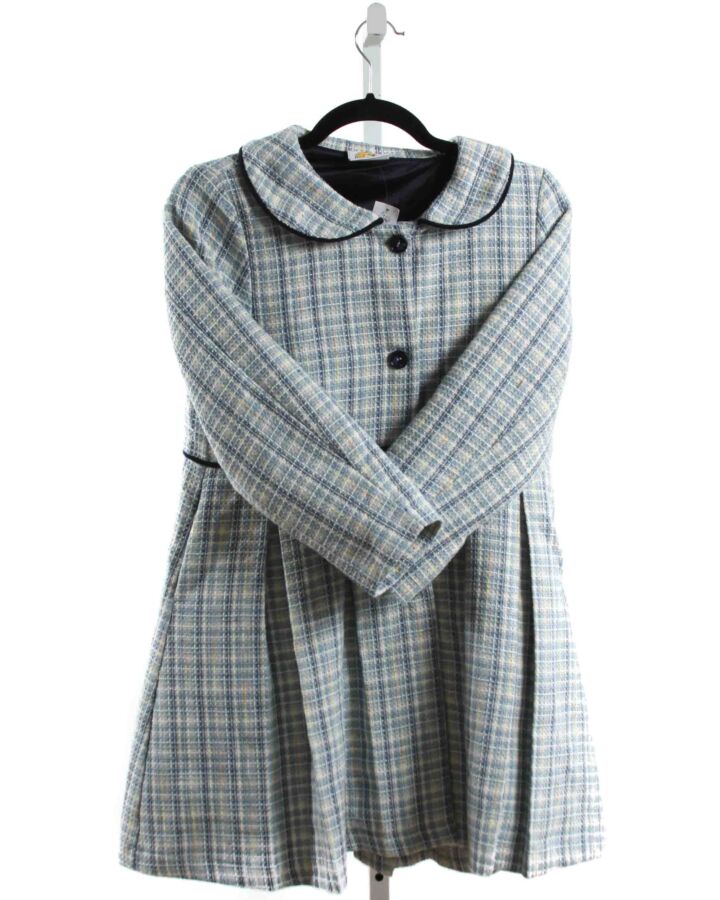 THE YELLOW LAMB  LT BLUE  PLAID  DRESSY OUTERWEAR