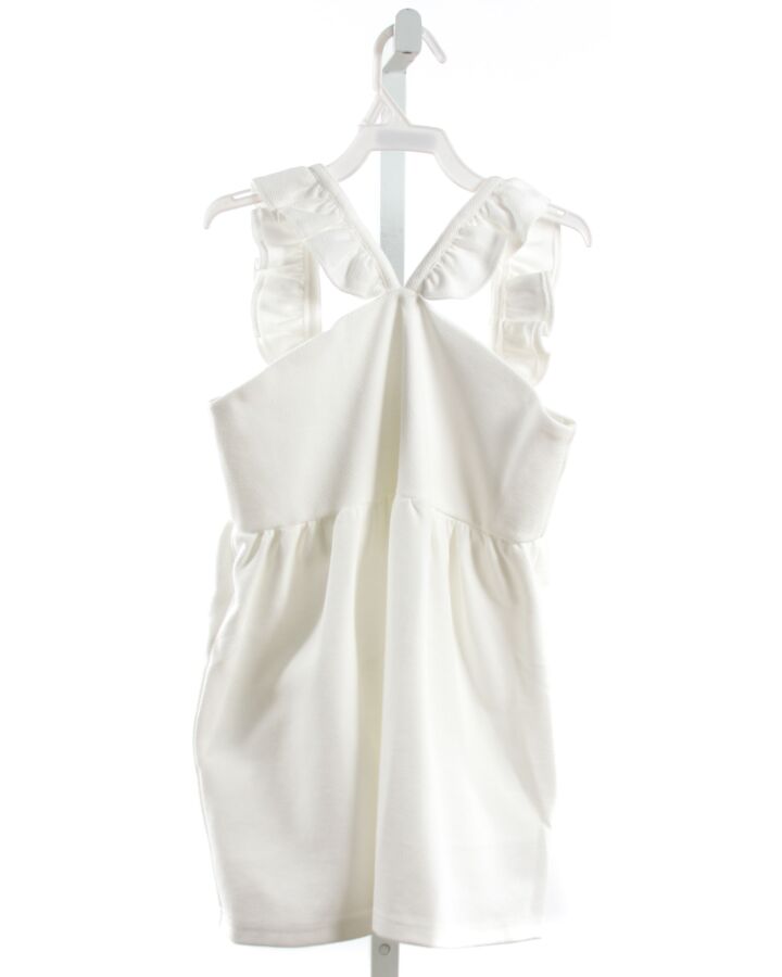 BISBY BY LITTLE ENGLISH  WHITE PIQUE   SLEEVELESS SHIRT