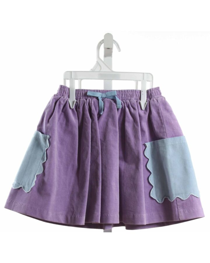 BISBY BY LITTLE ENGLISH  PURPLE CORDUROY   SKIRT