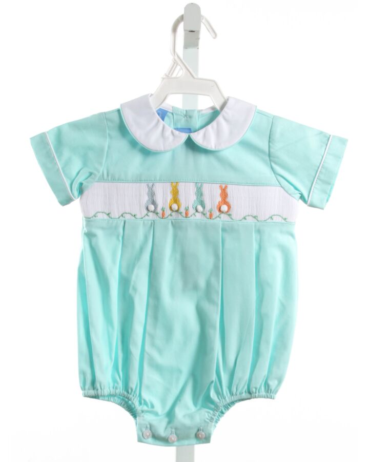 ANAVINI  AQUA   SMOCKED BUBBLE