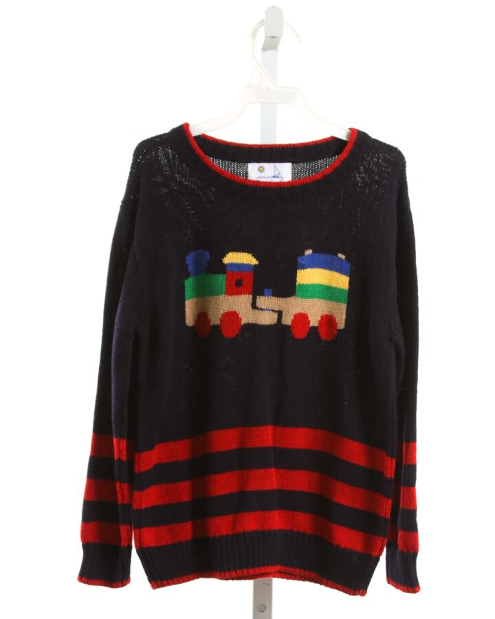 FLORENCE EISEMAN  NAVY    SWEATER