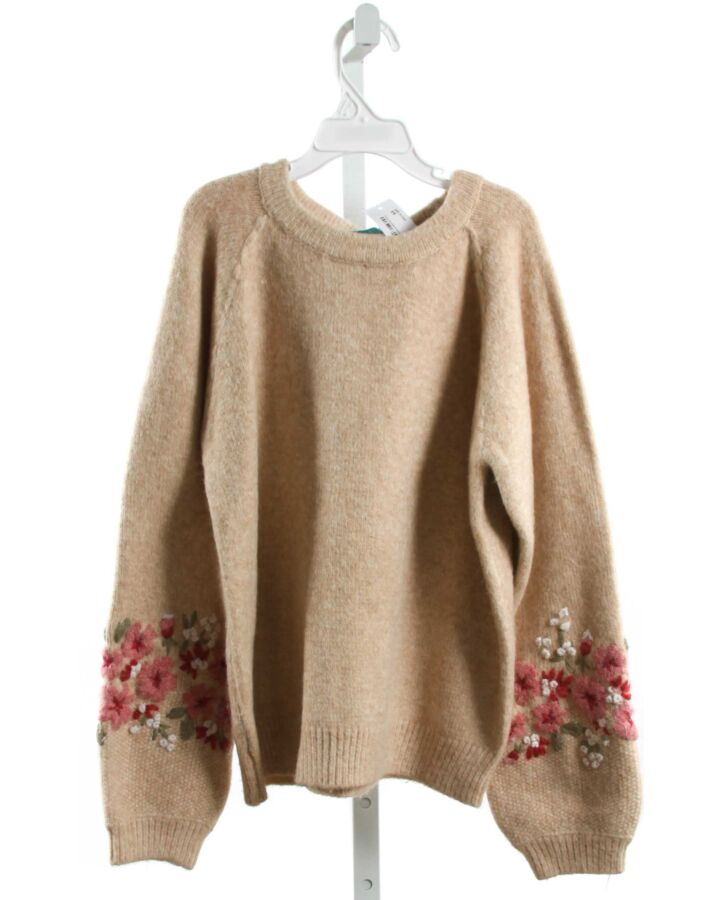 ABEL & LULA  IVORY  FLORAL EMBROIDERED SWEATER