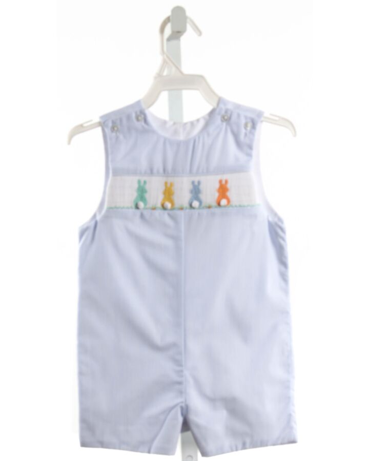 PETIT BEBE  LT BLUE   SMOCKED JON JON