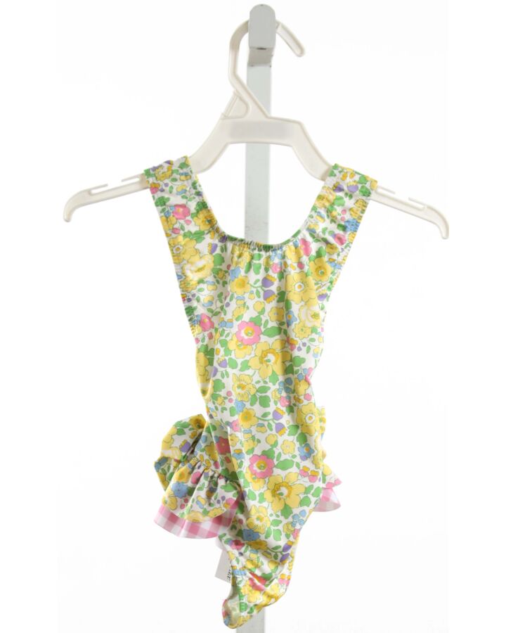 SAL & PIMENTA  YELLOW  FLORAL  1-PIECE SWIMSUIT
