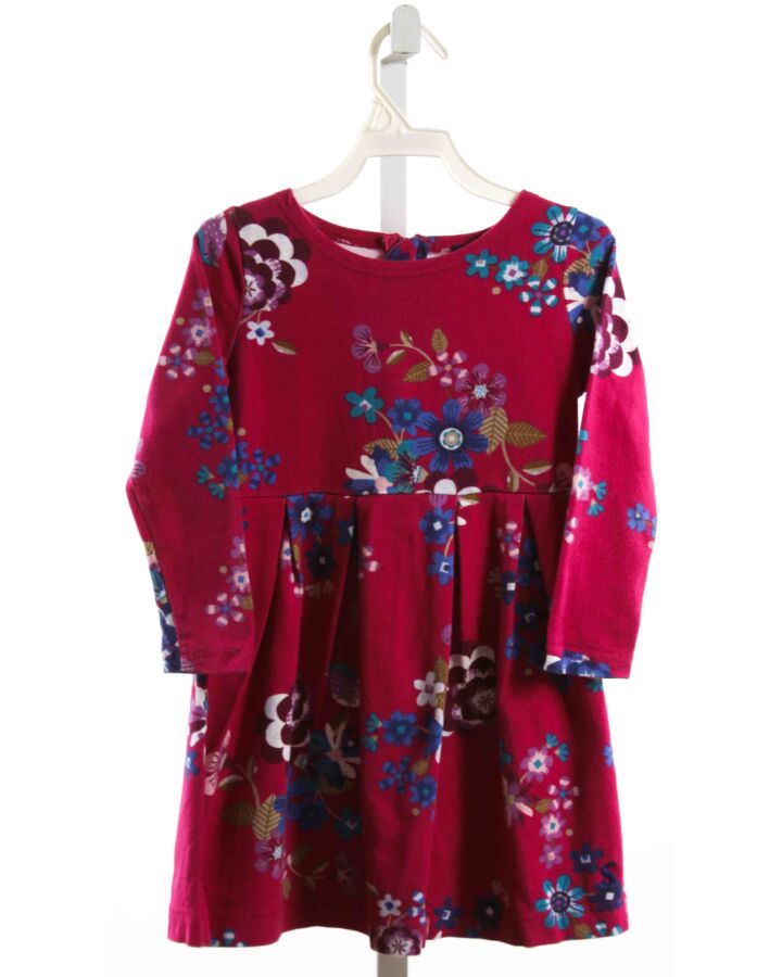 JOULES  PURPLE  FLORAL  KNIT DRESS