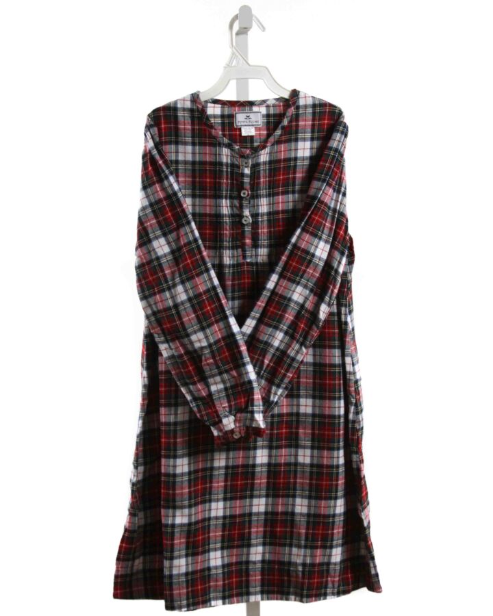 PETITE PLUME  RED  PLAID  LOUNGEWEAR