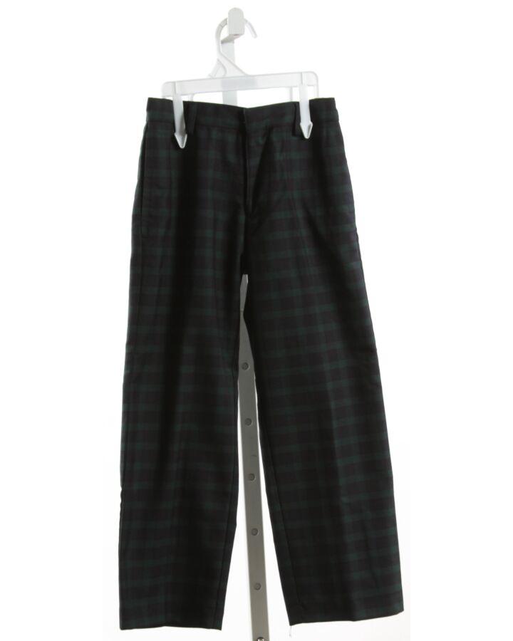 TF LAURENCE  FOREST GREEN  PLAID  PANTS