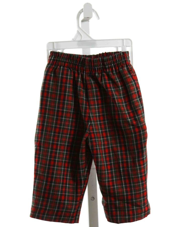 IMP  RED  PLAID  PANTS