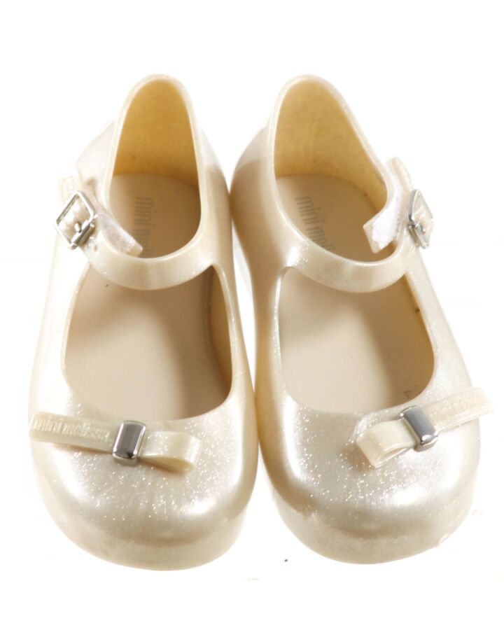 MINI MELISSA GOLD MARY JANES  *EUC SIZE TODDLER 9